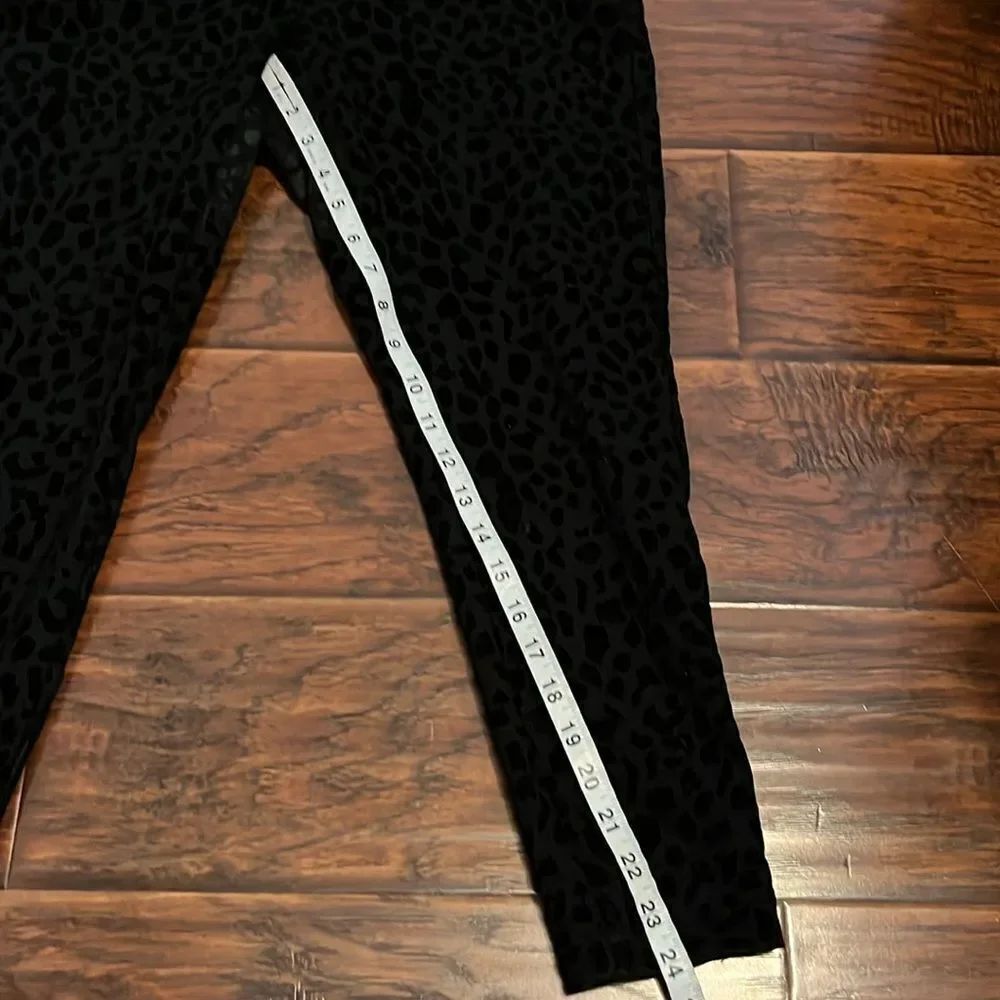 Torrid Pixie Black Leopard Luxe Ponte High Rise Pull On Pants Animal Print - Picture 9 of 14
